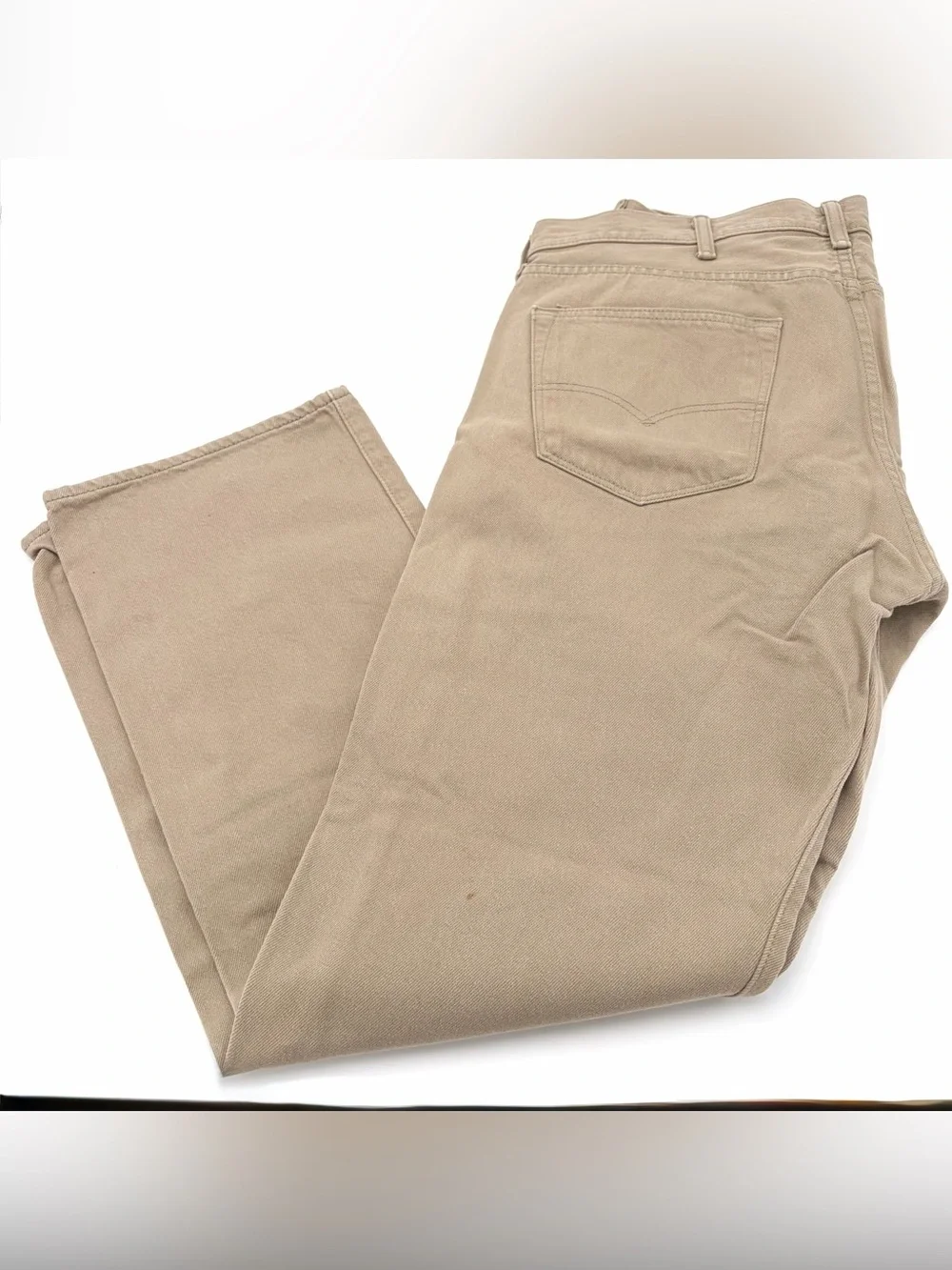Levi's Tan Khaki Straight-Leg Jeans